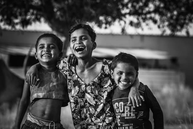 Children smiling